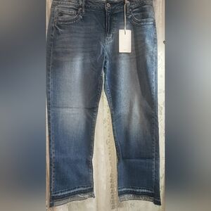 KanCan Dark Blue Ankle Jeans